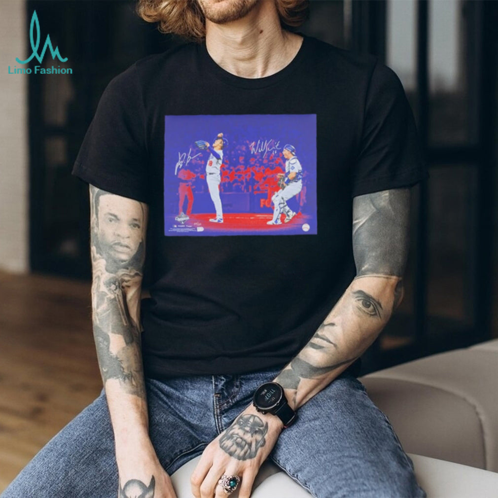 Yoshinobu Yamamoto and Will Smith LA Dodgers 2024 World Series Champions Signature shirt