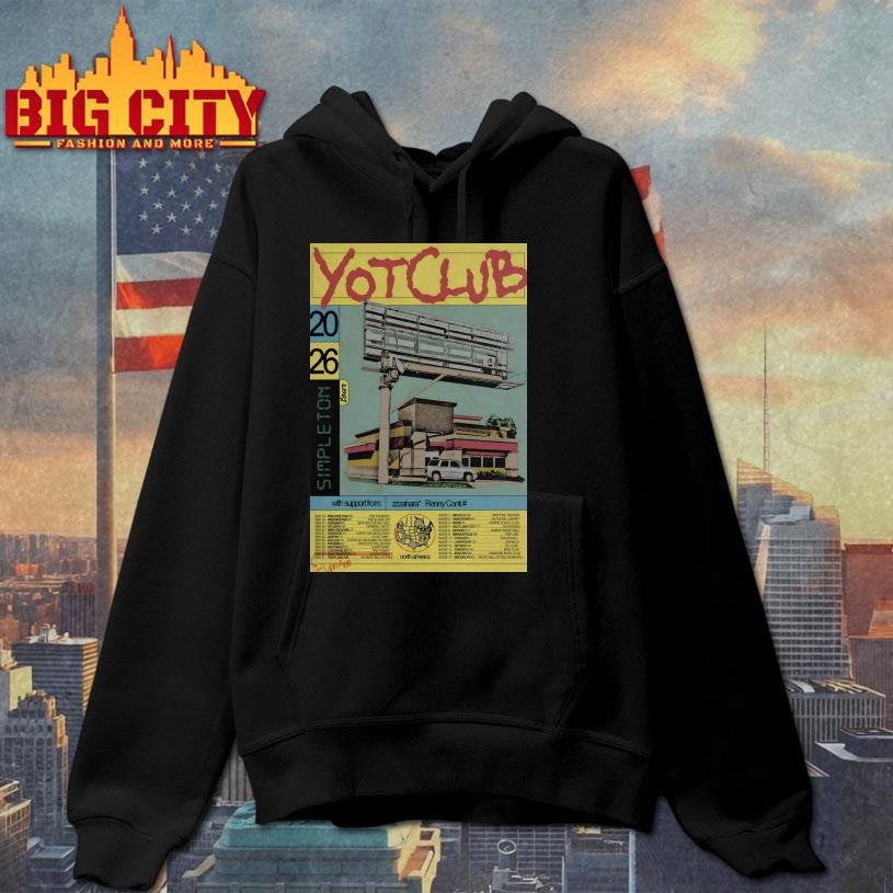 YotClub Simpleton Tour 2026 Poster Shirt