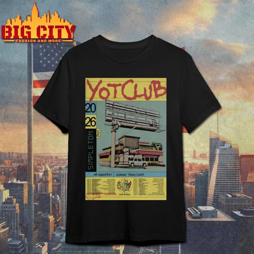 YotClub Simpleton Tour 2026 Poster Shirt