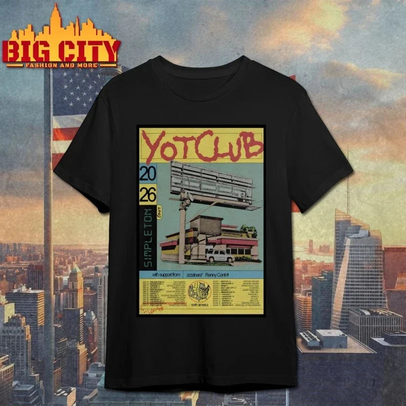 YotClub Simpleton Tour 2026 Poster t-shirt