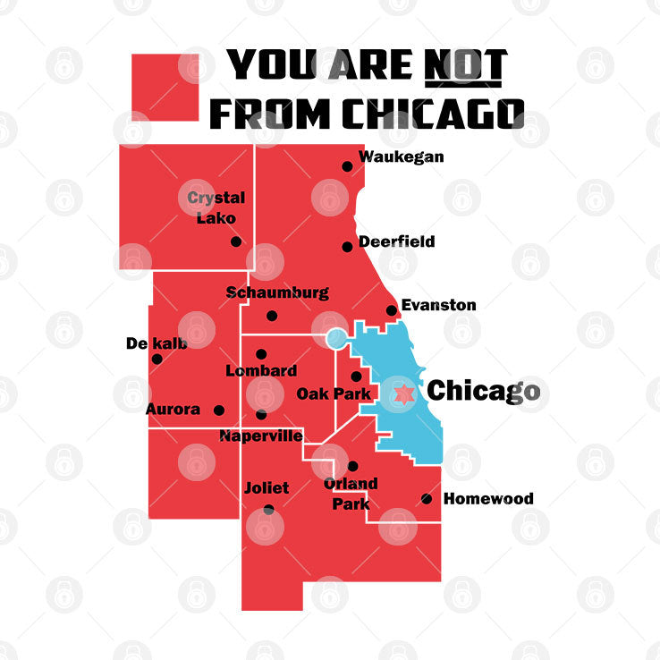 You Are Not From Chicago T Shirt