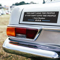 You Can’t Lead The People If You Can’t Love The People Cory Booker Car Magnet