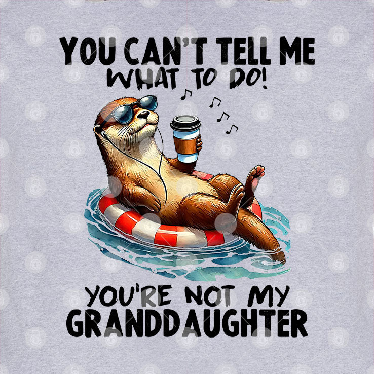 You Can’t Tell Me What To Do You’re Not My Granddaughter T Shirt