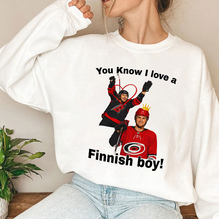 You Know I Love A Finnish Boy Sebastian Aho T Shirt