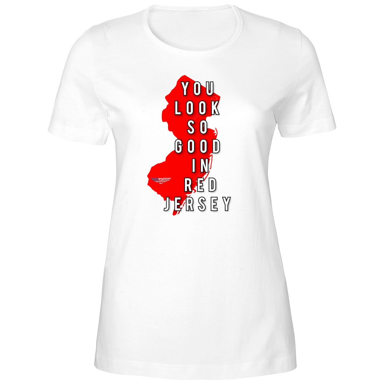 New Jersey You Look So Good In Red Jersey Shirt