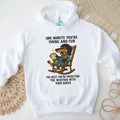 “Young And Fun To Weather Knees” Coffee Dog Rocking Chair T Shirt