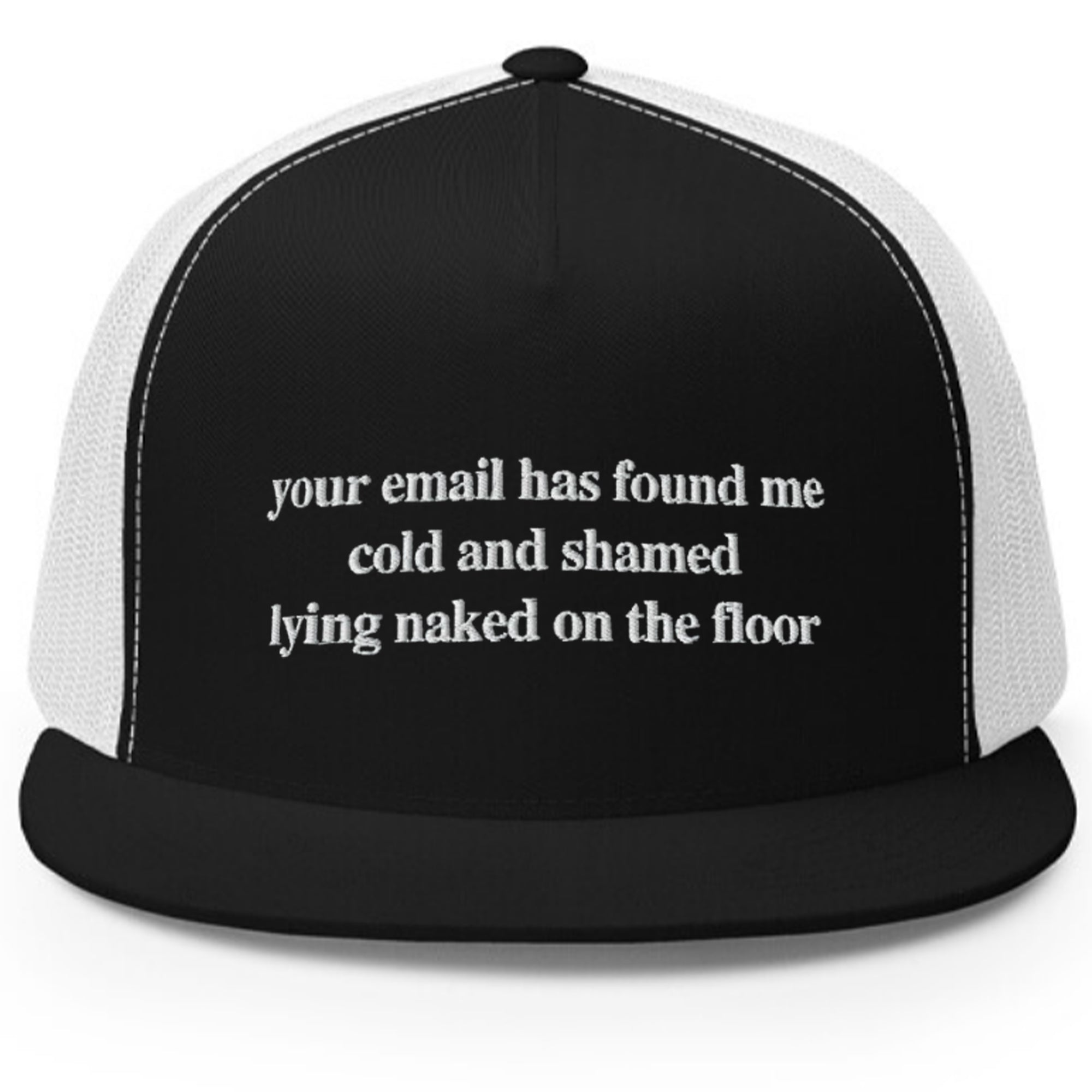 Your Email Has Found Me Cold And I Am Shamed Lying Naked On The Floor Hat