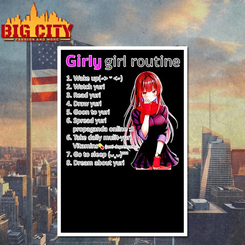 Yuri Girly Girl Routine Shirt