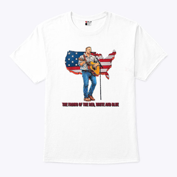 Zach Bryan The Fading Of The Red White And Blue T Shirt