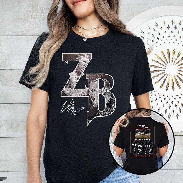 Zach Bryan With Heaven On Tour Shirt