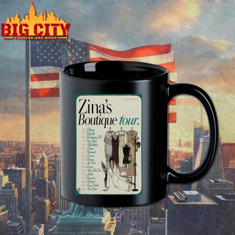 Zina Delphia Boutique Tour 2026 Poster t-shirt