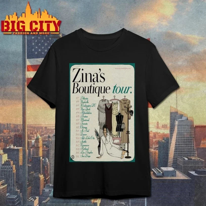 Zina Delphia Boutique Tour 2026 Poster t-shirt