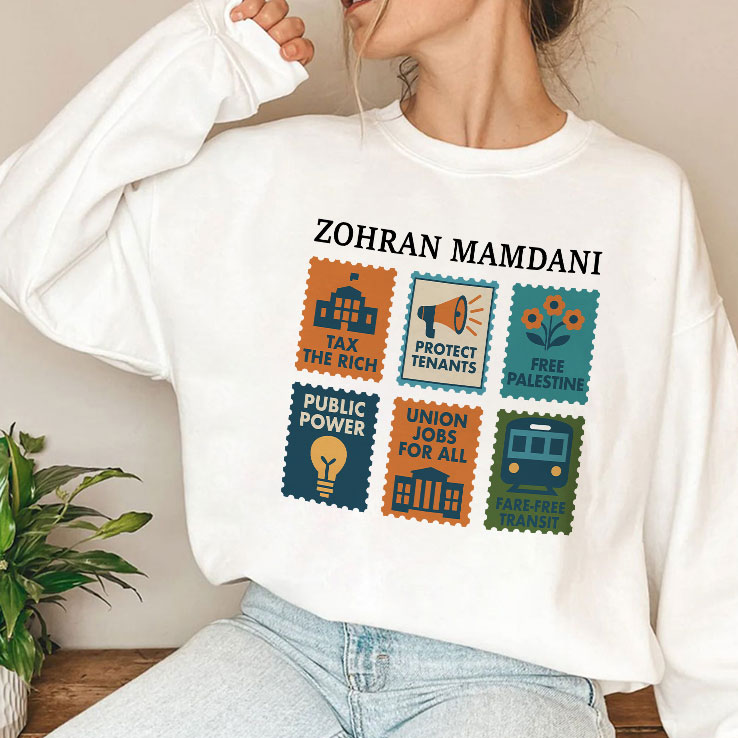 Zohran Mamdani Tax The Rich T Shirt