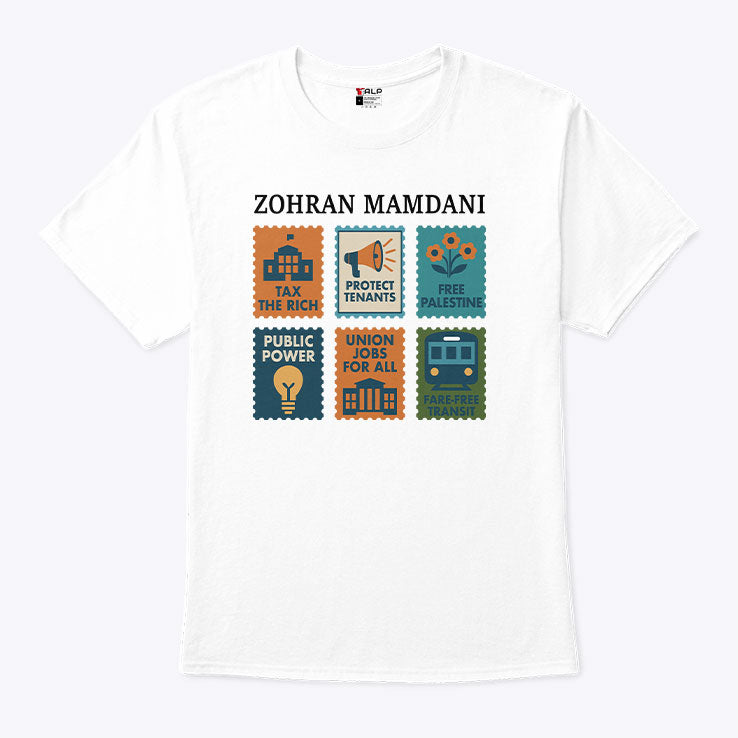 Zohran Mamdani Tax The Rich T Shirt