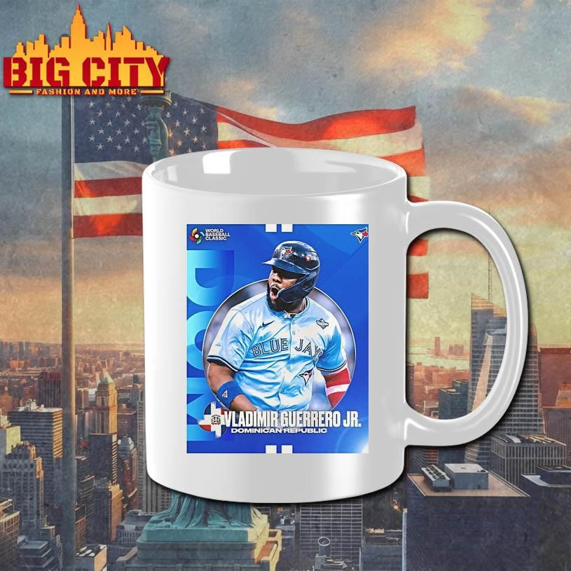 Zryq1ba7 Toronto Blue Jays Vladimir Guerrero Jr Dominican Republic World Baseball Classic Shirt