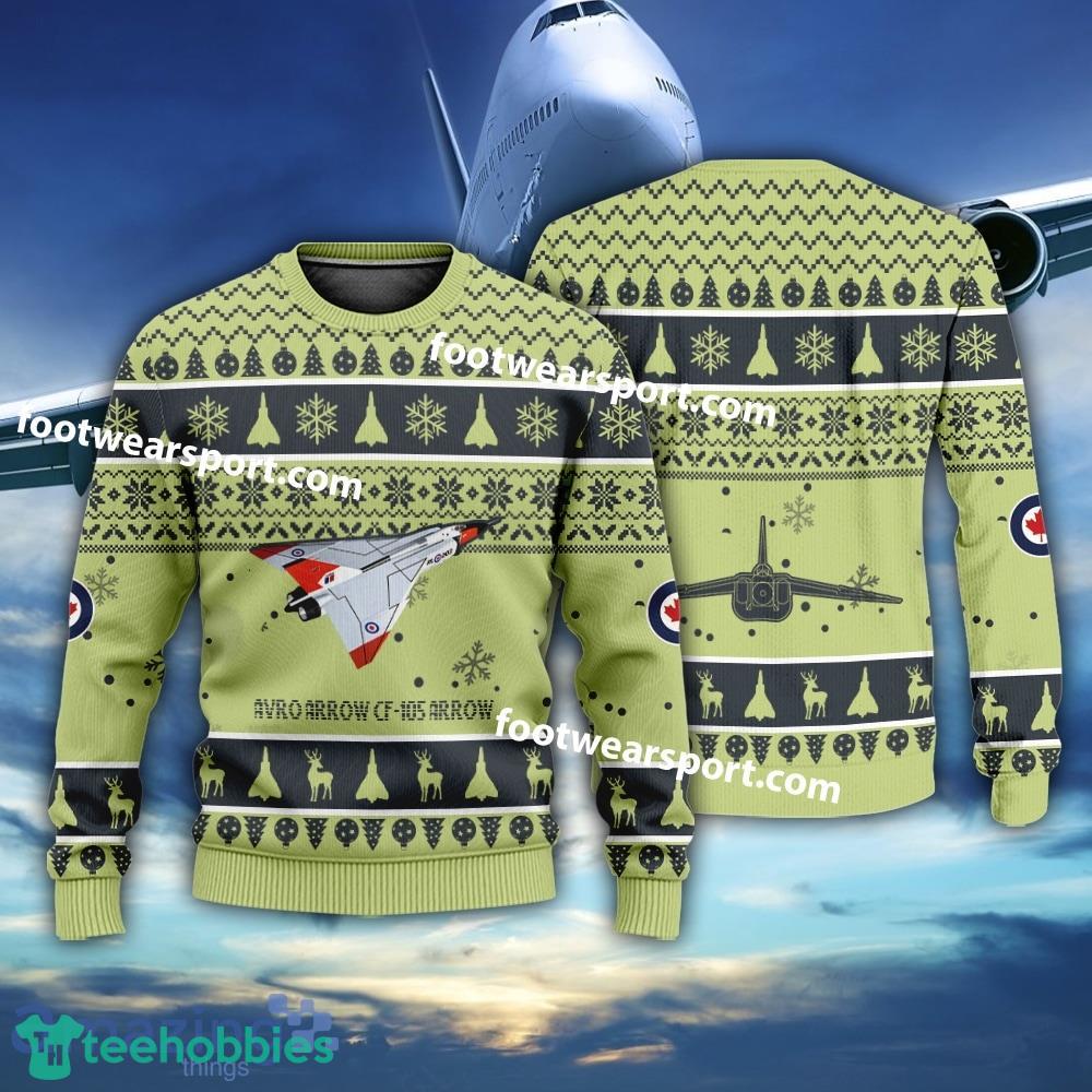 Aircraft Avro Arrow CF-105 Arrow CF105 Christmas Sweater Gift Veteran