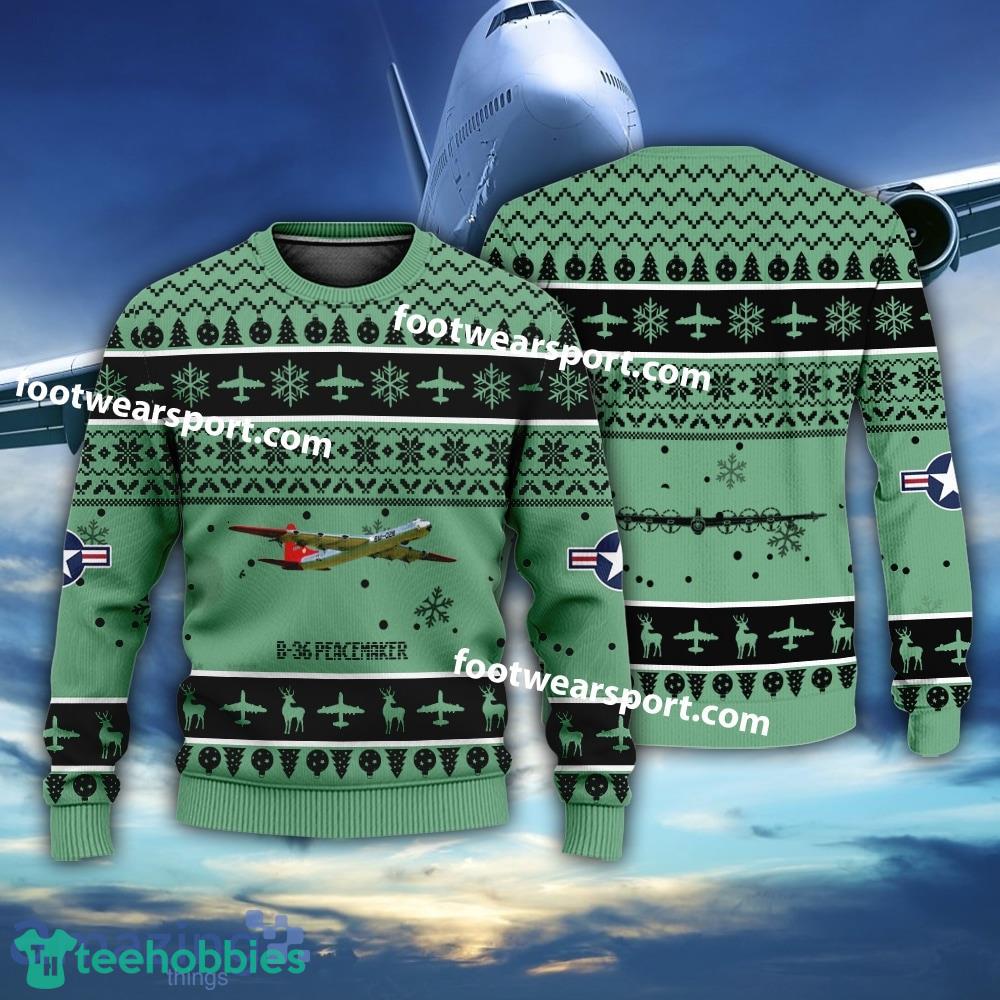 Aircraft B-36 Peacemaker B36 US Air Force Christmas Sweater For Men Women