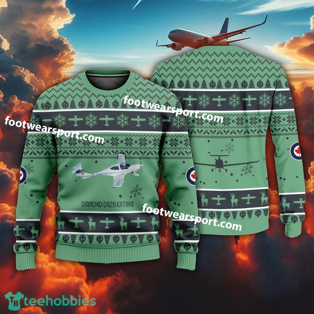 Aircraft Diamond DA20 Katana Christmas Sweater Gift Veteran