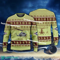 Aircraft Drawing AH-1 Cobra AH1 US Army Christmas Sweater For Men Women