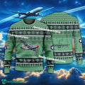 Aircraft Drawing C-97 Stratofreighter C97 US Air Force Xmas Sweater Gift Christmas