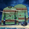 Aircraft Drawing C-9B Skytrain II C9B US Air Force Christmas Sweater Gift Veteran