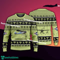 Aircraft Drawing Cessna 195 Businessliner US Army Xmas Sweater Gift Christmas