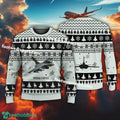 Aircraft Drawing Dassault Rafale Christmas Sweater Gift Christmas