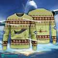 Aircraft Drawing F3D Skyknight US Marine Corps Xmas Sweater Gift Christmas