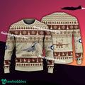 Aircraft Drawing North American XB-70 Above Runway XB70 US Air Force Xmas Sweater For Men Women