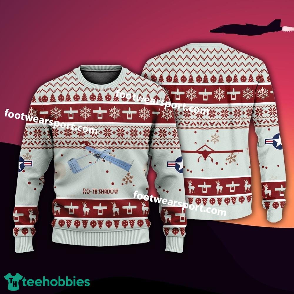 Aircraft Drawing RQ-7B RQ7B US Army Xmas Sweater Gift Christmas