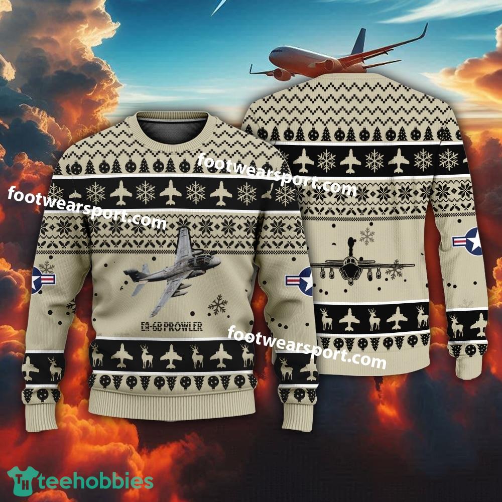 Aircraft EA-6B Prowler EA6B US Navy Christmas Sweater For Men Women