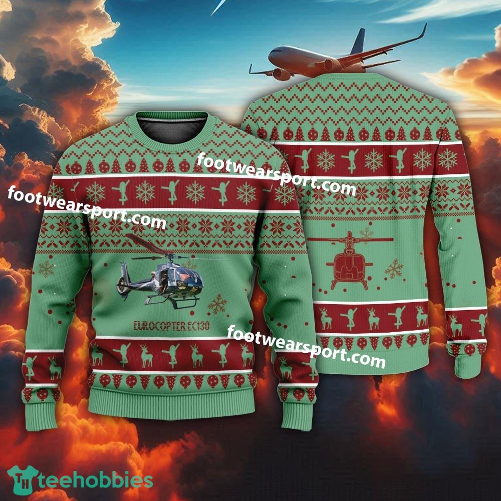 Aircraft Eurocopter EC130 Christmas Sweater Gift Christmas