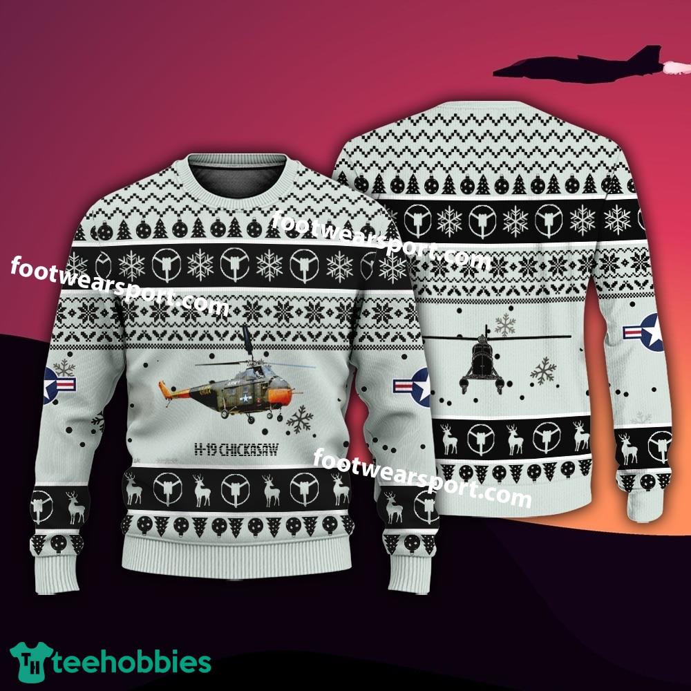 Aircraft H-19 Chickasaw H19 US Army Christmas Sweater Gift Veteran