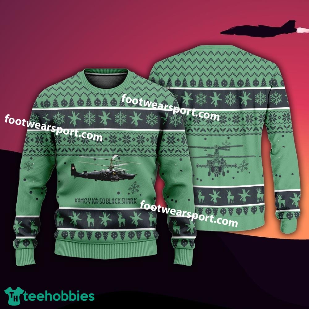 Aircraft Kamov Ka-50 Black Shark KA50 Xmas Sweater For Men Women