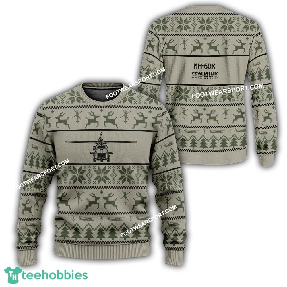 Aircraft Veteran MH-60R Seahawk MH60R Knitted Christmas Sweater Gift For Men And Women