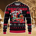 Arkansas Razorbacks Santa Claus Ugly Christmas Sweater All Printed Sweater For Fans Gift Ideas