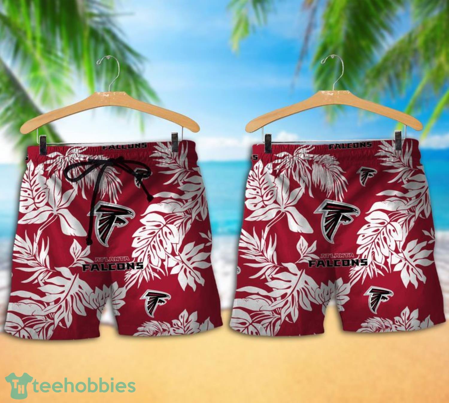 Atlanta Falcons Tropical Pattern Combo Hawaii Shirt and Shorts For Fans