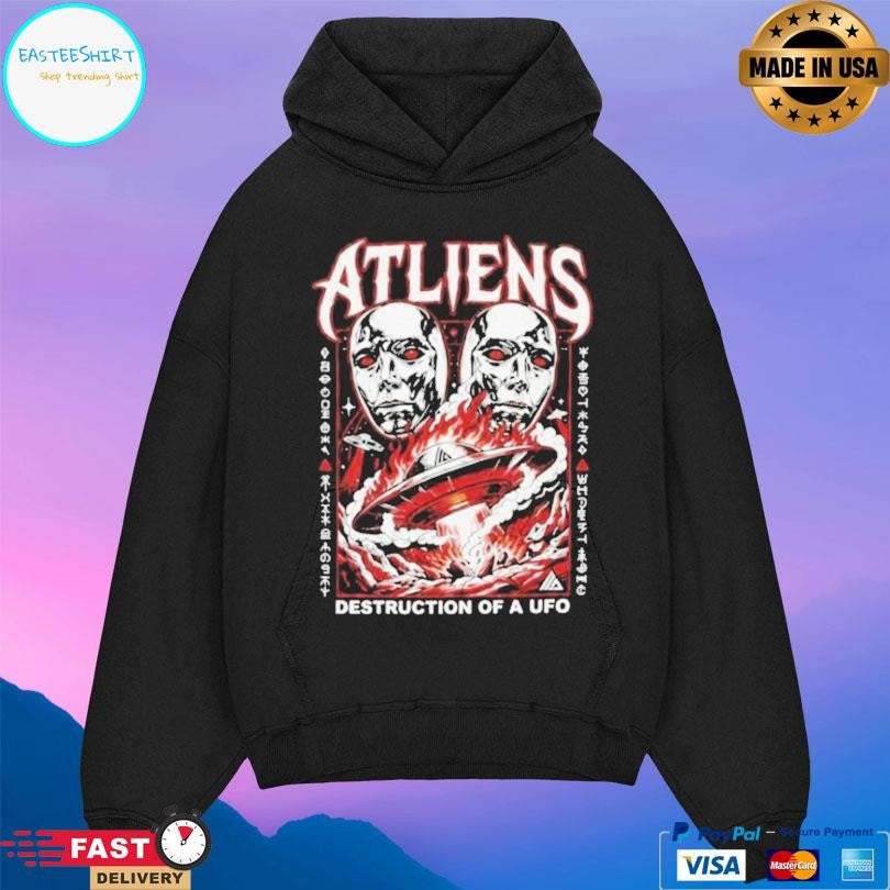 Atliens Destruction Of A Ufo Shirt