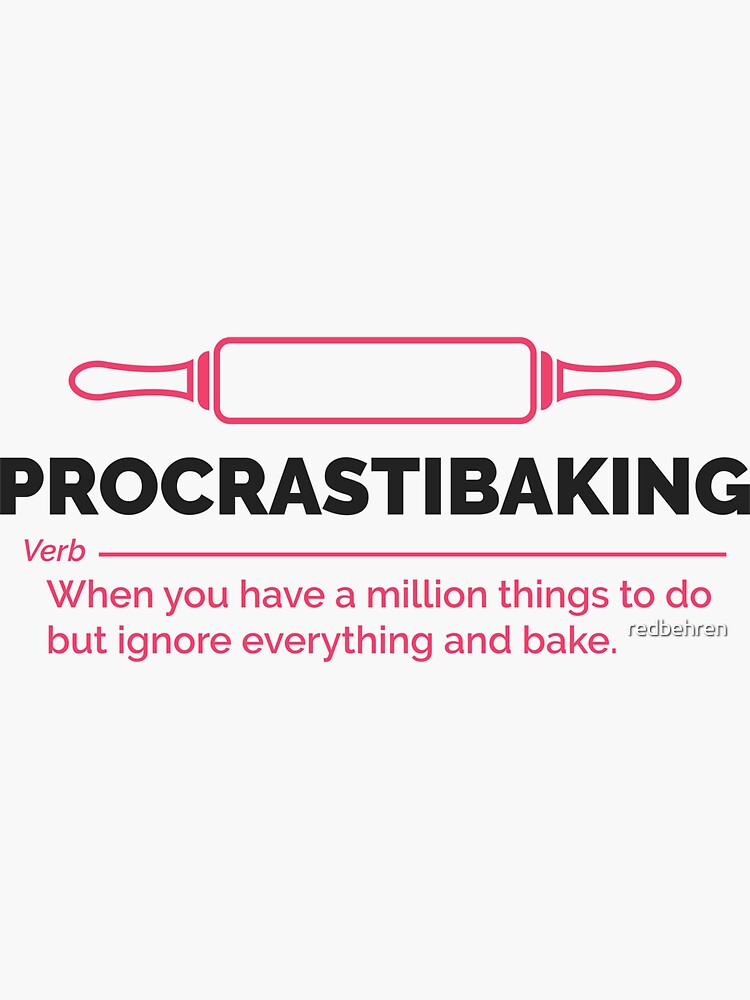 Baking Shirt - Procrastibaking by redbehren