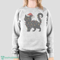 Black Cat Christmas T-shirt Hoodie Sweatshirirt
