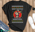 Buford T Justice Merry Christmas To Sumbitches Xl Black T-shirt