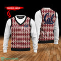 Central Michigan Chippewas Custom Name New Style Sweater Ghile Style 3D Print Christmas Sweater