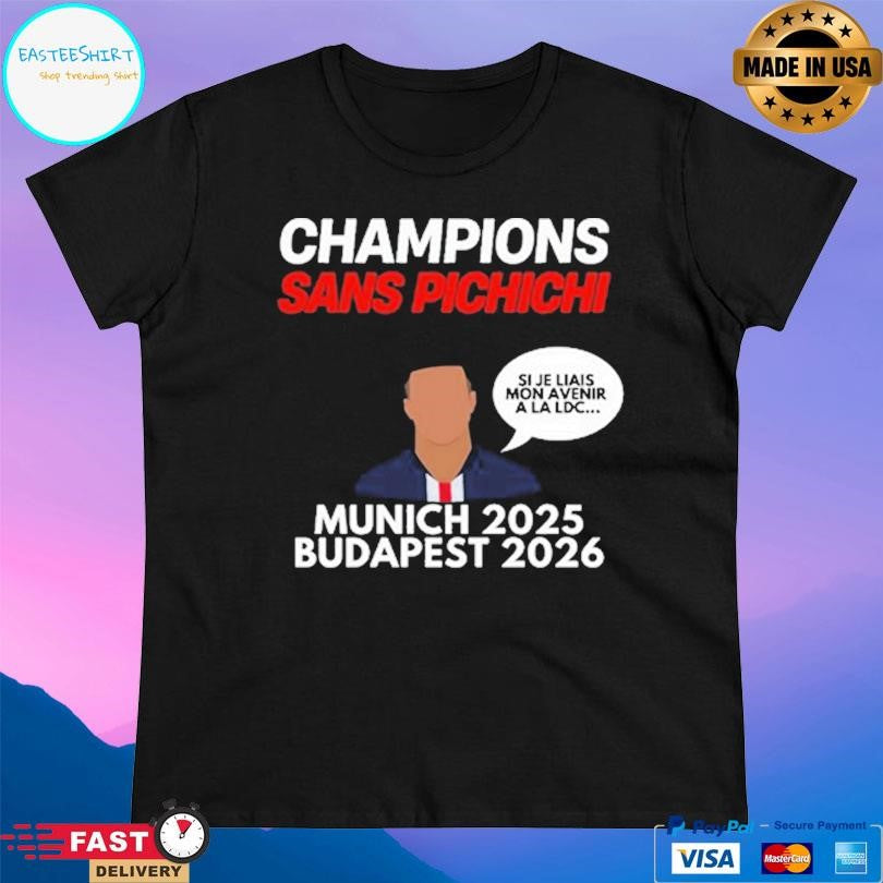 Champions Sans Pichichi Munich 2025 Budapest 2026 Shirt