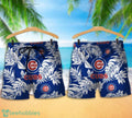 Chicago Cubs Tropical Pattern Combo Hawaii Shirt and Shorts For Fans