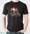 Christmas Elephant Shirt-Xmas Tee-Christmas Party-Santa Elephant-Elephant Christmas Shirt