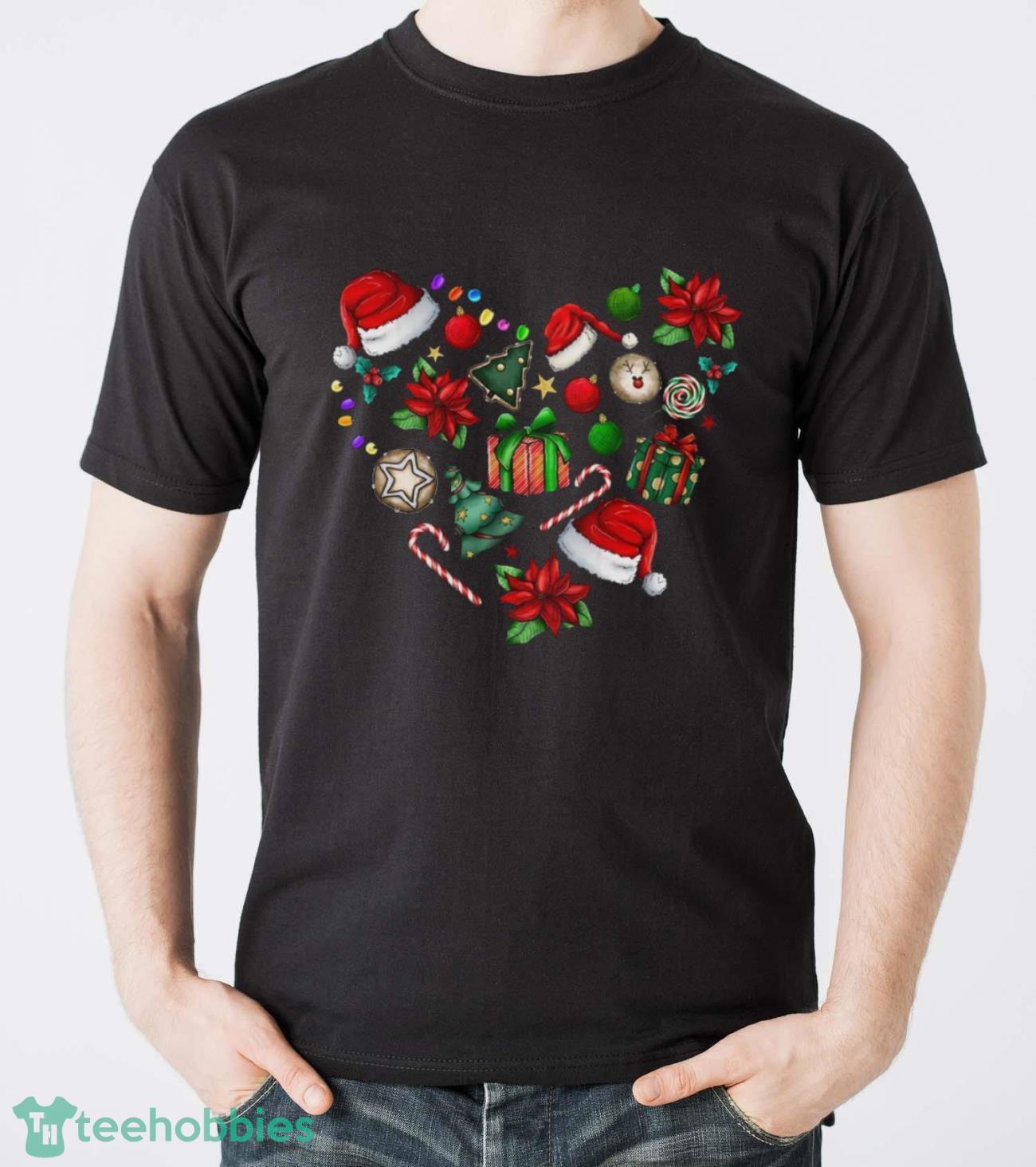 Christmas Heart Shirt, Family Christmas Shirt, Gift for Christmas, Christmas Gifts