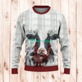 Christmas Ugly Sweater Christmas Cow Ugly Sweaters, Merry Christmas Ugly Sweaters