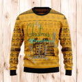 Christmas Ugly Sweater Christmas Is All Booked Funny Unisex Sweater Gift