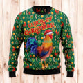 Christmas Ugly Sweater Cluck-ry Chicken Funny Unisex Sweater Gift