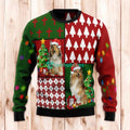 Christmas Ugly Sweater Collie Hohoho Funny Unisex Sweater Gift